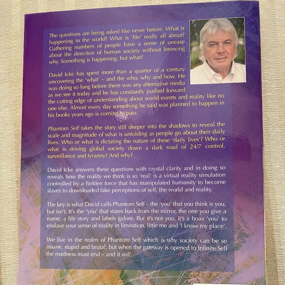 PHANTOM SELF SOFT COVER BOOK BY DAVID IKE - Picture 2 of 6